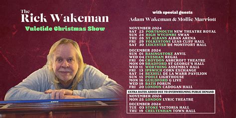 Rick Wakeman Yuletide Uk Tour 2025 - Jacob M. Beaver