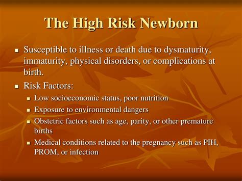 Ppt High Risk Neonate Powerpoint Presentation Free Download Id 1362553