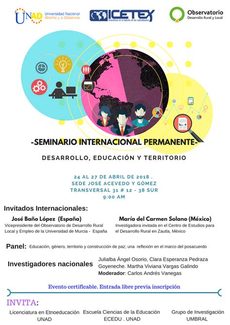 Seminario Internacional Permanente Desarrollo Educaci N Y Territorio