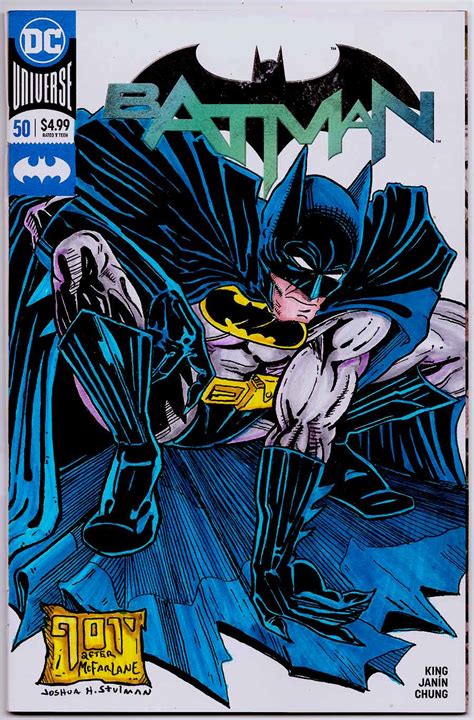 Batman (vol. 3) # 50 Todd McFarlane Homage Original Artwork Sketch Cover - Brooklyn Comic Shop