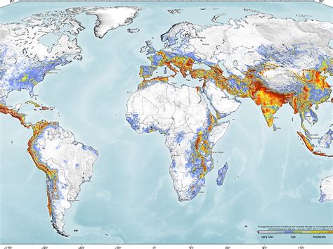 Earthquake Activity World Map - Gillie Donnamarie