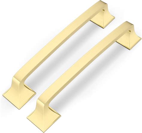 Buy OYX 12Pack 5Inch Brushed Brass Cabinet Pulls Gold Drawer Handles