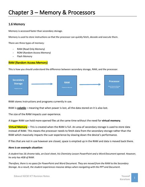 ICT Chapter 3 Revision Notes Edexcel IGCSE ICT Revision Notes