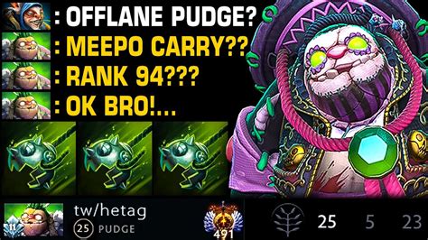 Rank Meepo Carry Ok Bro Pos Pudge Epic Accurate