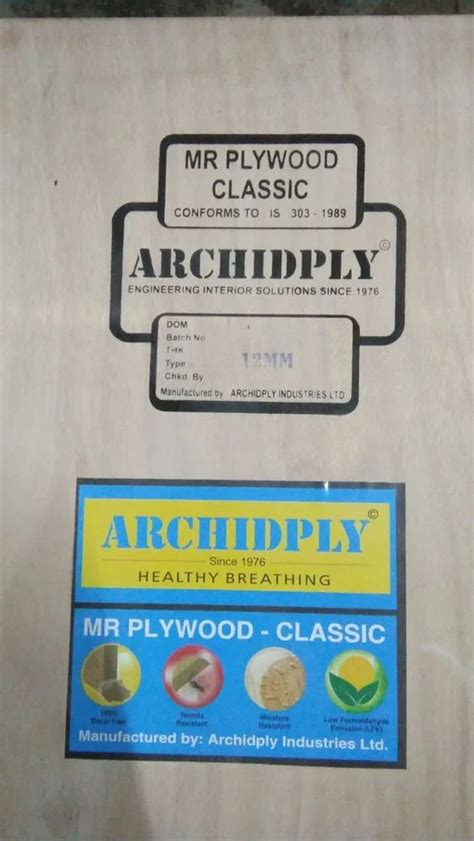 Mm Archidply Commercial Plywood For Furniture At Square Feet