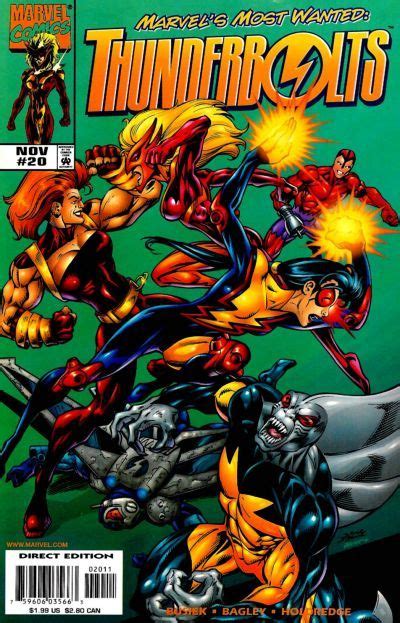 Thunderbolts 20 By Mark Bagley And Scott Hanna Marvel Magníficos