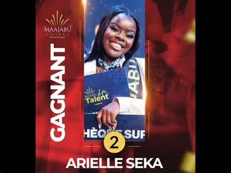 Arielle SEKA Leader La Plus Jeune Adoratrice De Maajabu Talent