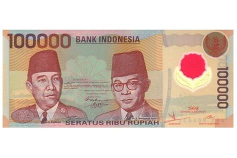 Hari Ini Dalam Sejarah Bi Terbitkan Uang Rp 100000 Kertas Pertama