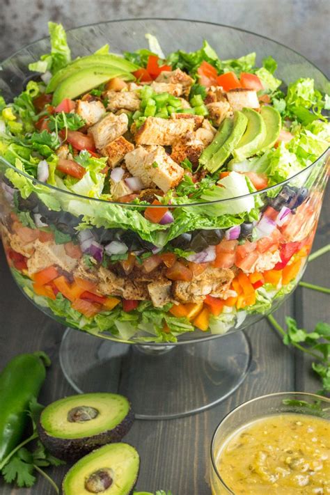 The perfect summer salad to feed a crowd! This Whole30 layered cold ...