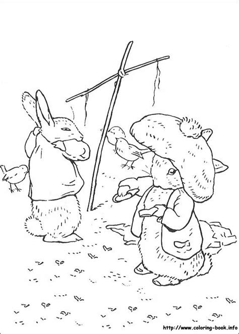 Benjamin Bunny Coloring Pages - coloring pages