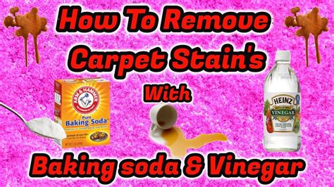 How To Remove Carpet Stains With Baking Soda And Vinegar You