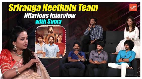 Sriranga Neethulu Movie Team Interview With Suma Suhas Viraj Ashwin