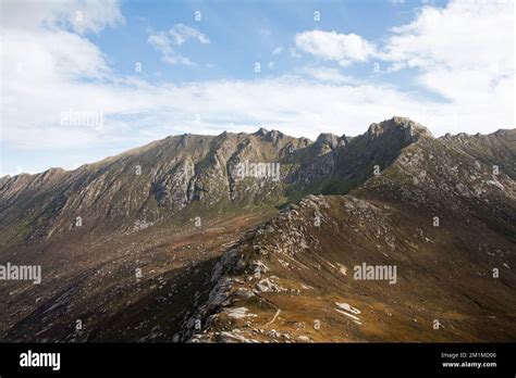 Goat Fell And North Goat Fell Viewed From The Slopes Of Cir Mhor Above