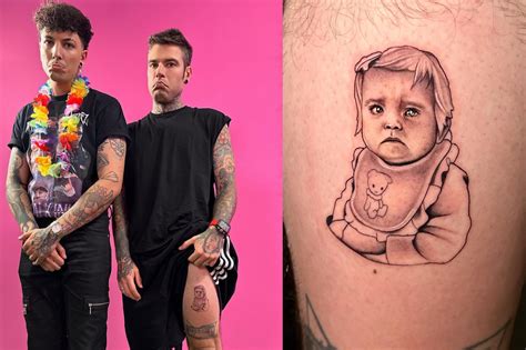 Fedez Si Fa Il Tatuaggio Del Viso Della Figlia La Reazione Di Vittoria