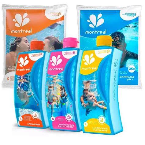 Kit Produtos Para Limpeza De Piscinas Completo Montreal Leroy Merlin