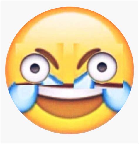 Cringe Sticker Crying Laughing Emoji Meme Transparent Hd Png