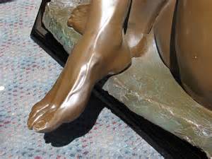 Bill Mack Reflection Bonded Bronze Sculpture Hand Signed 2 Nude Women L K Ebay