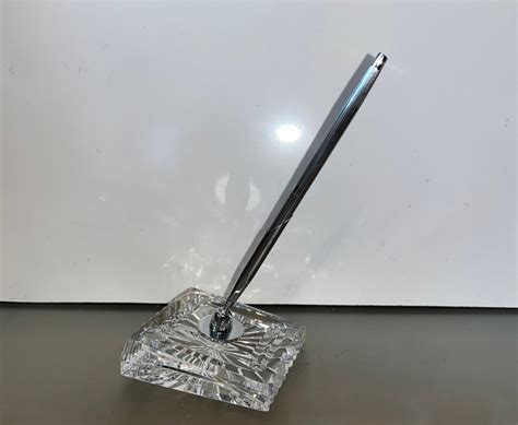 Waterford Crystal Writing Set Waterford Desk Pen Holder Etsy