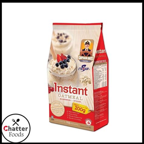 Jual Captain Oats Instant Oatmeal 800gr Sereal Oat Shopee Indonesia