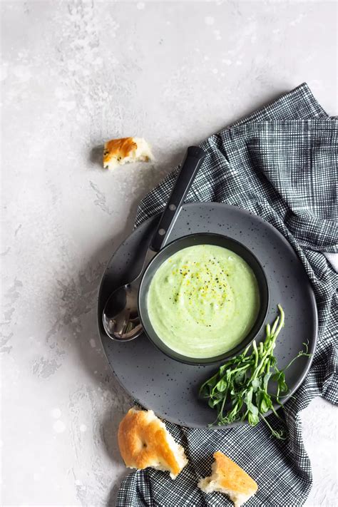 Soupe Froide De Petits Pois Recette Alimentation Petit Pois