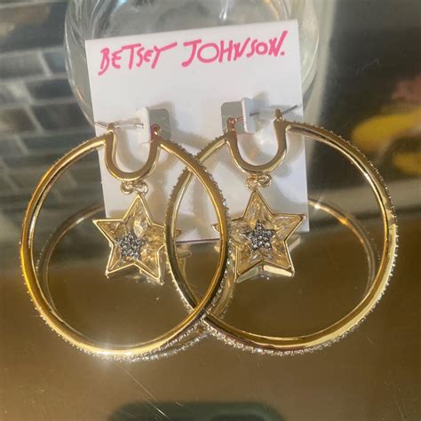 Betsy Johnson Celestial Charm Hoop Depop