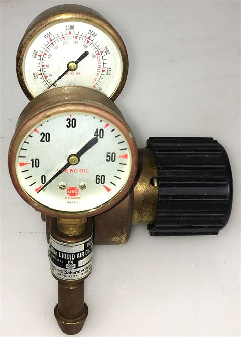 Used Liquid Air 151 1137 Brass Nitrogen Regulator CGA 580 For Sale At