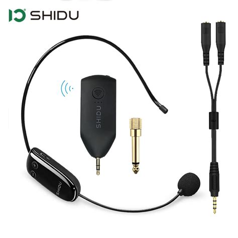 Shidu U Uhf Wireless Microphone Mm Plug Headset Handheld In