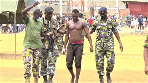 Kdf Prospect Goes Berserk Threatens Others Soldiers In Malindi