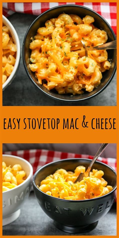 Easy Stove Top Mac Cheese Creamy Mac Cheese Recipe Mac And