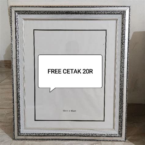 Jual Frame Bingkai Foto 20R Linen Doubel Frame Gratis Cetak Foto