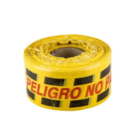 Rollo Cinta Peligro No Pase 9 Cm X 400 Mt Croper