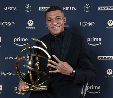 Photo Kylian Mbappe Psg During The Ceremony For The Unfp