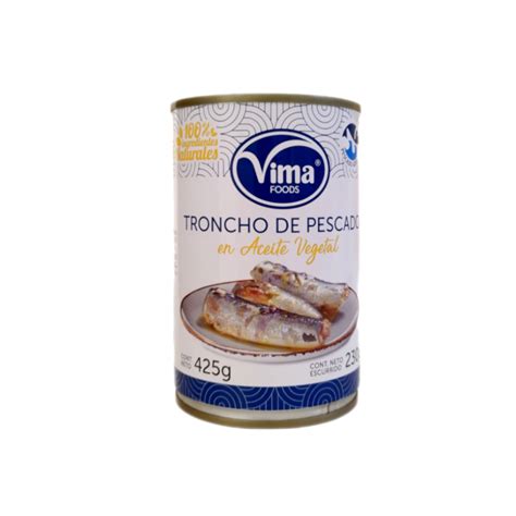 Troncho De Pescado En Aceite Vegetal Vima Foods G Oz