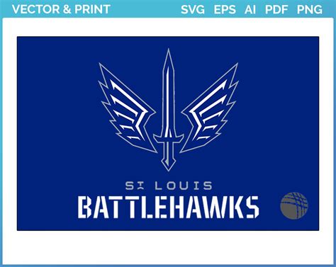 St. Louis Battlehawks - Primary Dark Logo (2024) - Football Sports Vector SVG Logo in 5 formats ...