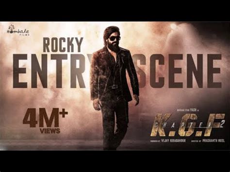 Rocky Bhai Mass Entry Scene Kgf Yash Prashanth Neel Vijay