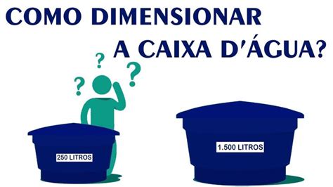 Saiba Como Dimensionar A Caixa D água De Uma Residência Ou Qualquer Outro Tipo De Edificação