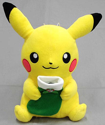 ピカチュウソックス でっかいクリスマスピカチュウぬいぐるみ 「ポケットモンスター」の取り扱い店舗一覧中古・新品通販の駿河屋