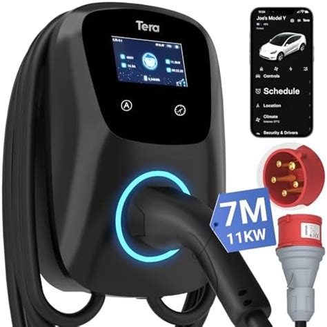 Tera Smart Ev Chargeur Type Wallbox Borne De Recharge Vehicule