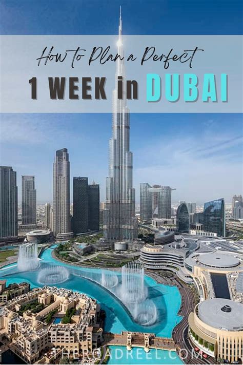 Perfect Week In Dubai Itinerary The Road Reel Dubai Vacation