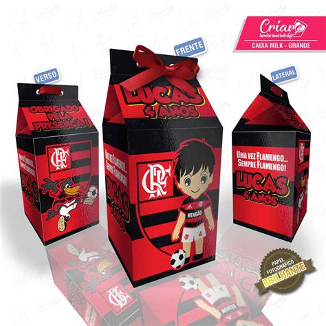 Caixa Milk Grande Flamengo Elo Produtos Especiais