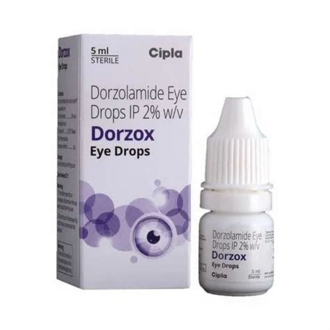 Cipla Dorzolamide Timolol Dorzox T Eye Drop At Rs 420 Piece In Nagpur