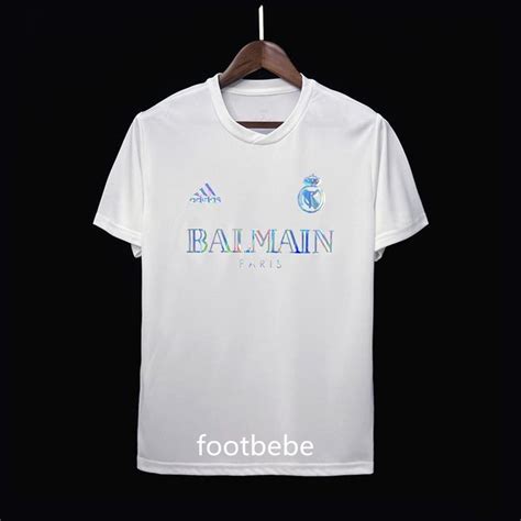 Maillot Real Madrid X Balmain Blanc Footbebe