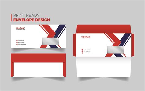 Creative Modern Envelope Template Design Graphic by pelmaestro ...