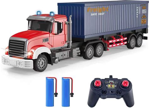 rc semi truck toy  trailer led lights india ubuy