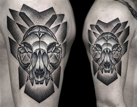 Cat Skull Tattoo | Best tattoo design ideas