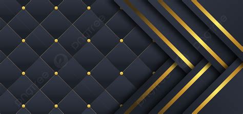 Abstract Black And Gold Lines With Pattern Luxury Background Vector ...