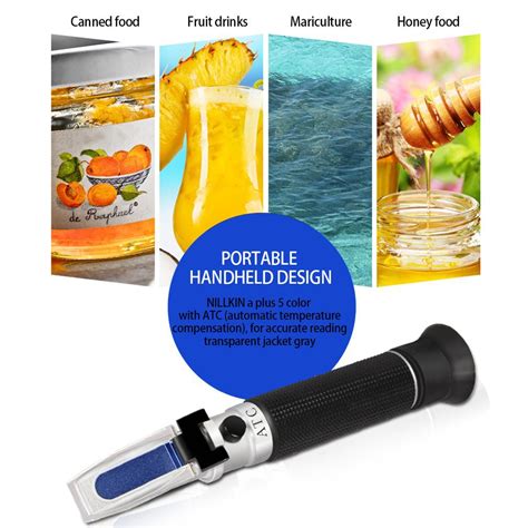 Handheld Sugar Solution Brix Refractometer Honey B Grandado