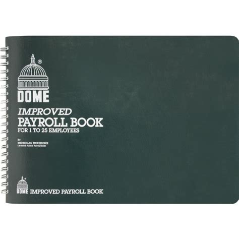 Dome Wirebound Payroll Book 625