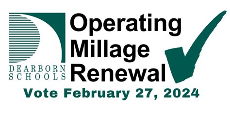 Operating Millage Renewal | Dearborn Public Schools