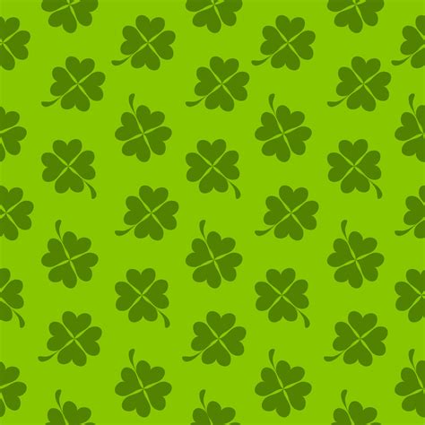 Abstract Natural Clover Seamless Pattern Background Vector Illustration ...